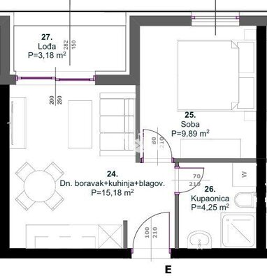 Wohnung zum Kauf 125.000 € 2 Zimmer 36 m² 1. Geschoss Medulin 52203