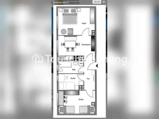 Wohnung zur Miete Tauschwohnung 935 € 2,5 Zimmer 60 m² 3. Geschoss Untergiesing-Harlaching München 81539