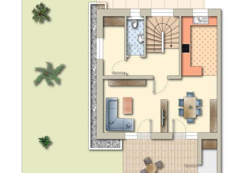 Reihenmittelhaus zum Kauf 364.000 € 4 Zimmer 107,5 m² 95,9 m² Grundstück Markt Hartmannsdorf 8311