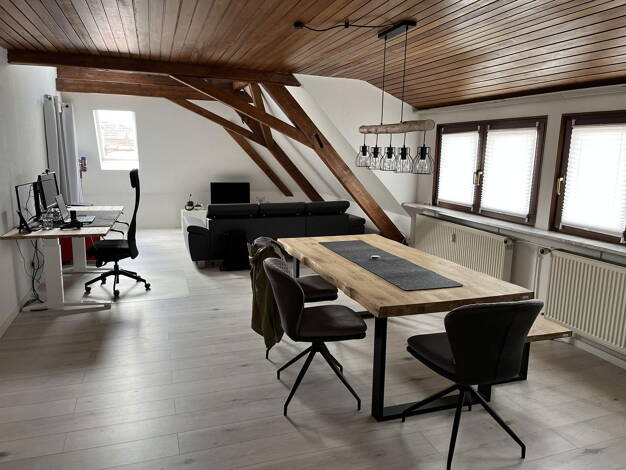 Wohnung zur Miete 530 € 2 Zimmer 57 m² Dachgeschoss, 2. Geschoss frei ab 01.10.2025 Kronenstr. 7 Ötigheim 76470