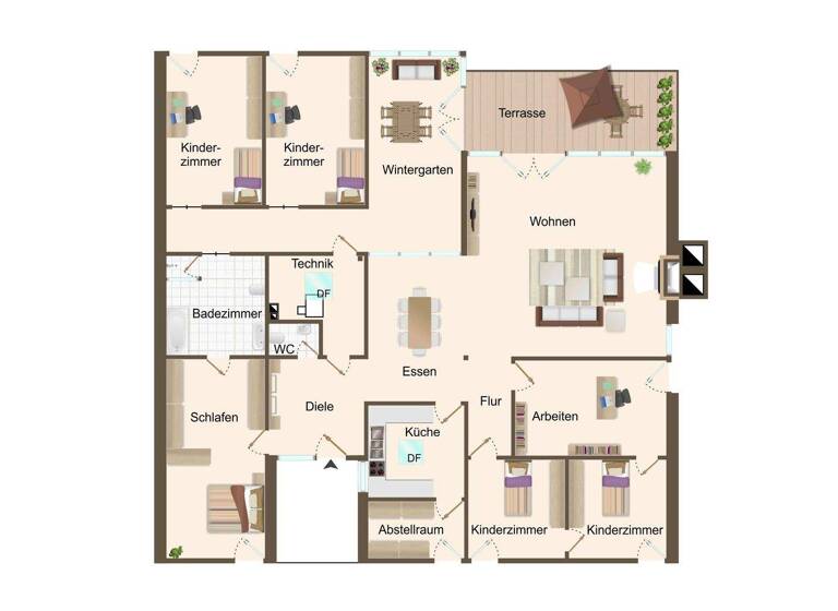 Bungalow zum Kauf 499.000 € 7 Zimmer 238 m² 853 m² Grundstück Halle Halle (Westfalen) 33790