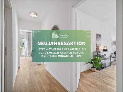 Wohnung zur Miete - Erstbezug 1.479 € 2 Zimmer 60,4 m² 4. Geschoss frei ab 01.03.2026 Friedenauer Höhe 9A Friedenau Berlin 12159