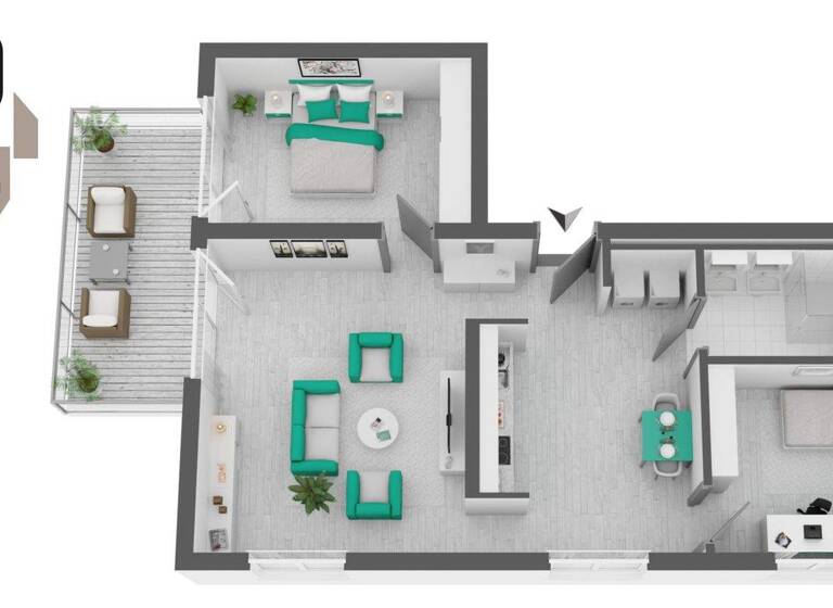 Wohnung zum Kauf - Erstbezug 425.000 € 3 Zimmer 91 m² 4. Geschoss Amberg 92224