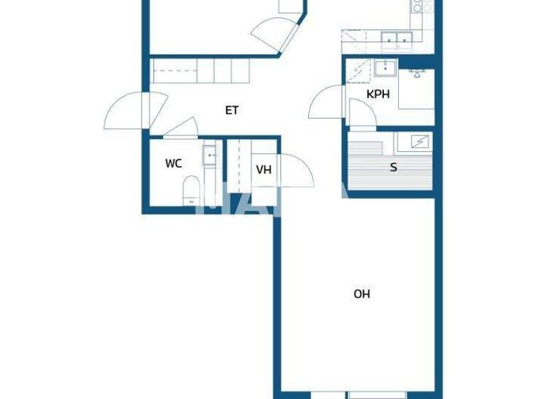 Studio zum Kauf 149.500 € 2 Zimmer 63 m² 2. Geschoss Laaksokatu 11 Lahti 15140