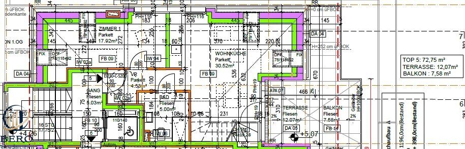 Terrassenwohnung zum Kauf 450.000 € 3 Zimmer 72,8 m²<br/>Wohnfläche 2.<br/>Geschoss Wien 1210