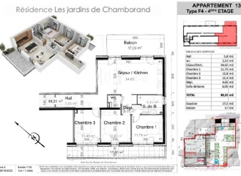 Wohnung zum Kauf 376.950 € 5 Zimmer 89 m²<br/>Wohnfläche Centre Ville Sarreguemines
