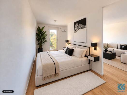 Wohnung zur Miete 799 € 1,5 Zimmer 41,3 m² 1. Geschoss Kunigundenstraße 9 St Leonhard Nürnberg 90439
