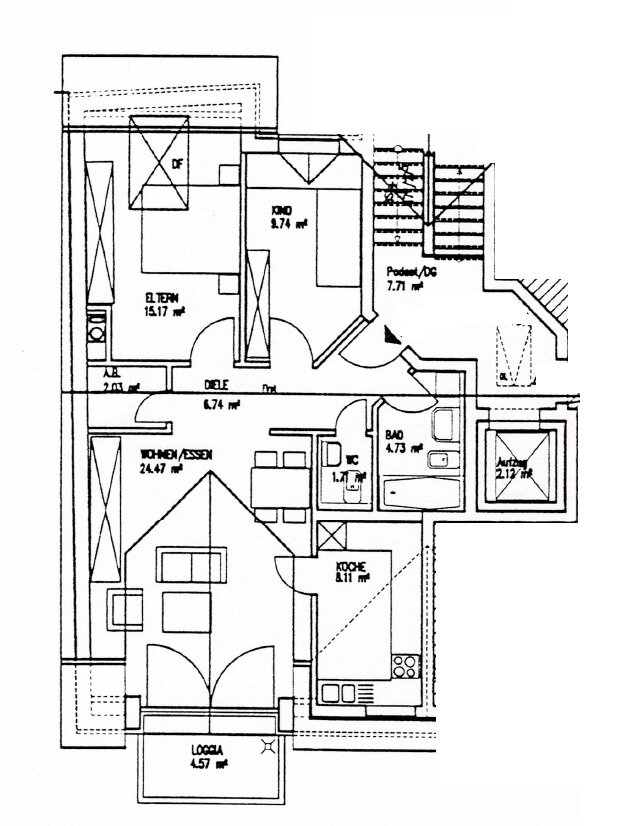 Wohnung zur Miete 570 € 3 Zimmer 70,9 m²<br/>Wohnfläche 4.<br/>Geschoss Schmidtstraße 57-59 Nicolaiplatz Magdeburg 39124