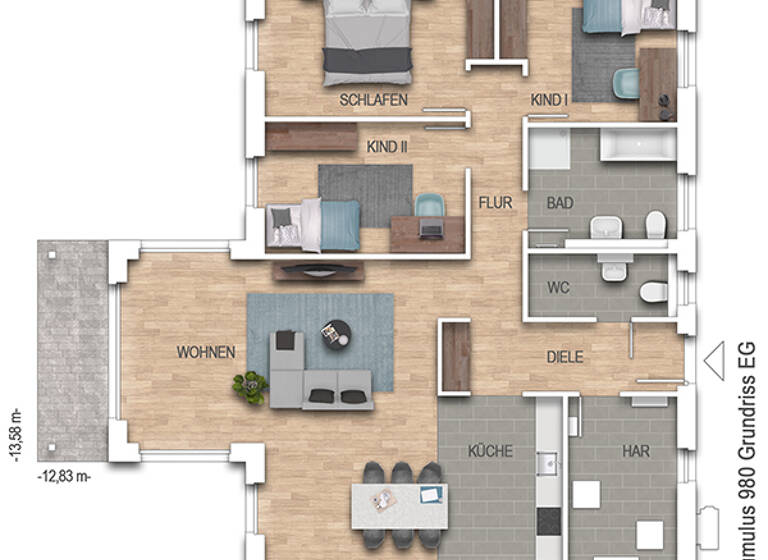 Bungalow zum Kauf provisionsfrei 3 Zimmer 136 m² 870 m² Grundstück Winnen 56459