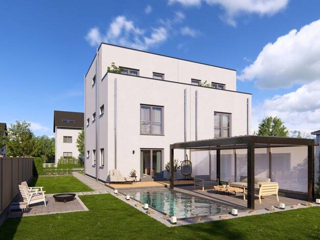 Doppelhaushälfte zum Kauf 478.027 € 4 Zimmer 169 m² 310 m² Grundstück Waghäusel Waghäusel 68753