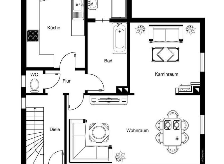 Einfamilienhaus zum Kauf 249.000 € 4 Zimmer 107 m² 1.292 m² Grundstück Pfalzdorf Goch / Pfalzdorf 47574