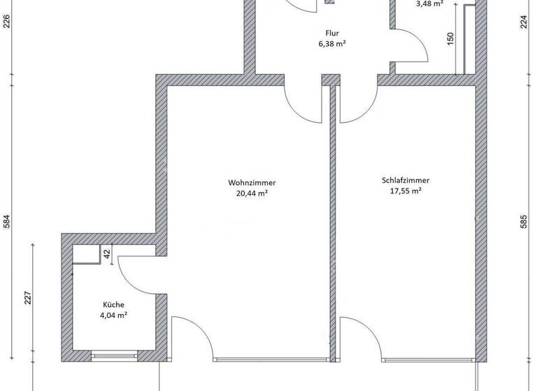 Wohnung zum Kauf 529.000 € 2 Zimmer 60,4 m² EG Untergiesing-Harlaching München 81547