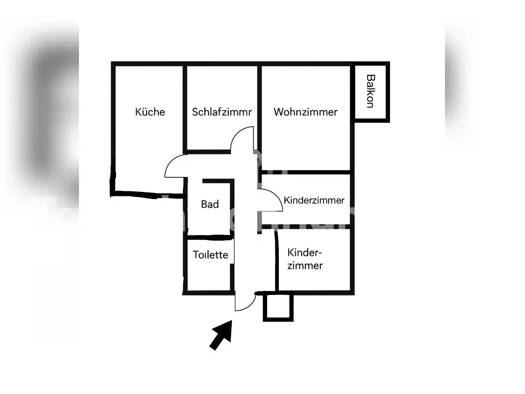 Wohnung zur Miete Tauschwohnung 546 € 4 Zimmer 74 m² 3. Geschoss Otterndorf Hamburg 22119