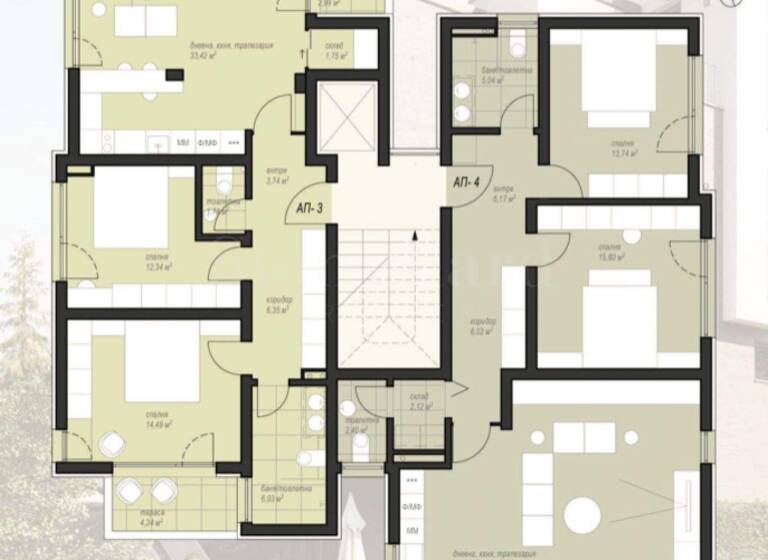 Studio zum Kauf 292.358 € 3 Zimmer 113,5 m² Sofia