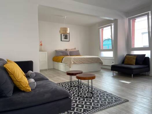 Studio zur Miete 950 € 1 Zimmer 54 m² Geschoss EG/2 frei ab sofort Schwanheimer Straße 33 Niederrad Frankfurt am Main 60528