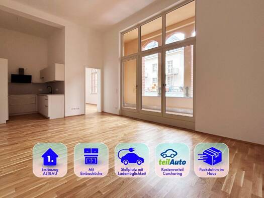 Wohnung zur Miete - Erstbezug 1.108 € 4 Zimmer 108,6 m² 1. Geschoss frei ab 01.10.2026 Straße der Nationen Zentrum Zentrum 09111