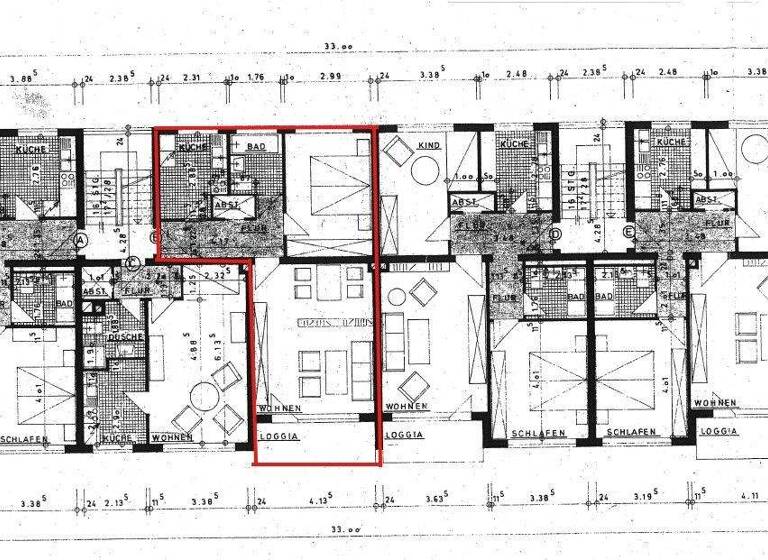 Wohnung zur Miete 850 € 2 Zimmer 51 m² 2. Geschoss frei ab 15.06.2026 Paulstraße 18A St. Gertrud Lübeck 23568