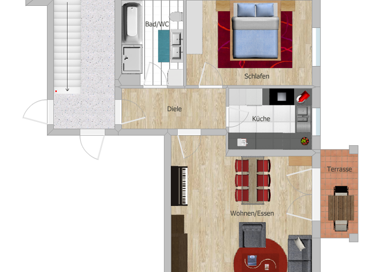 Wohnung zum Kauf 155.000 € 2 Zimmer 64 m² 3. Geschoss Sigmaringen 72488