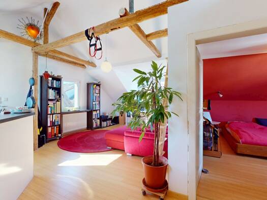 Wohnung zum Kauf 270.000 € 2 Zimmer 49 m² Dachgeschoss Eckenheim Frankfurt am Main 60435