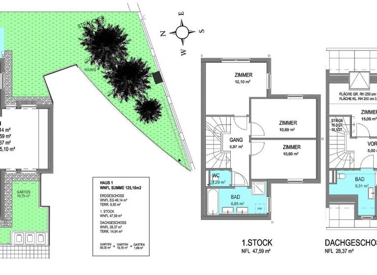 Reihenendhaus zum Kauf - Erstbezug 749.000 € 5 Zimmer 125,1 m² Wien 1230