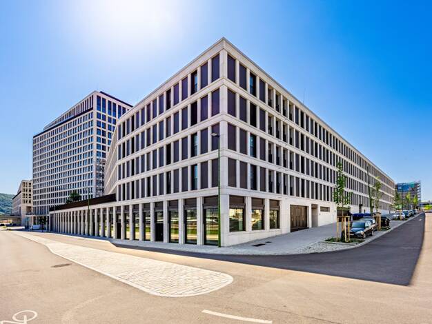 Ladenfläche zur Miete 549 m² Verkaufsfläche teilbar ab 549 m² Europaplatz 12-17 / Max-Planck-Ring 2-12 Bahnstadt Heidelberg 69115