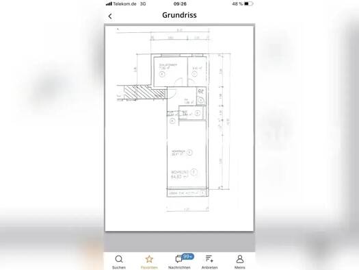 Wohnung zur Miete Tauschwohnung 1.330 € 3,5 Zimmer 65 m² 1. Geschoss Maxvorstadt München 80335