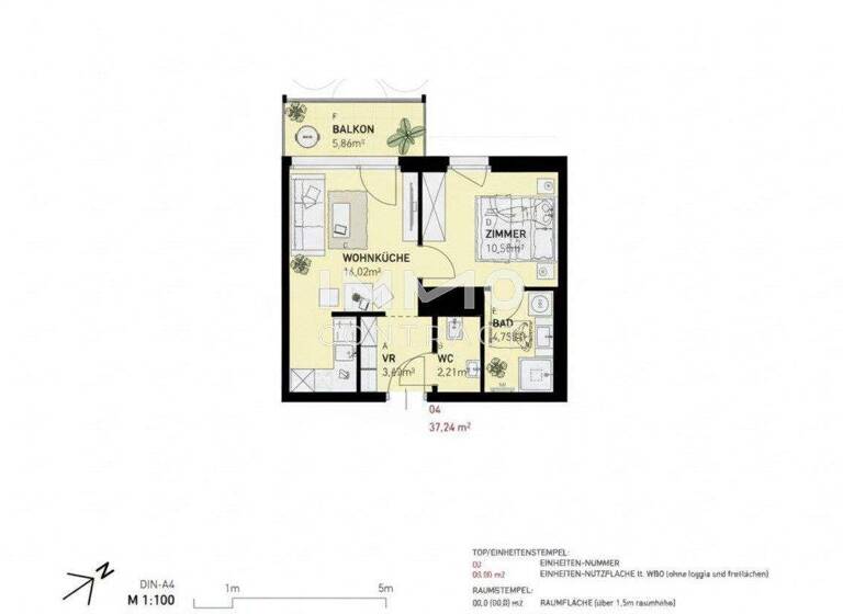 Wohnung zum Kauf - Erstbezug provisionsfrei 229.500 € 2 Zimmer 37,3 m² 1. Geschoss Gerasdorf bei Wien 2201