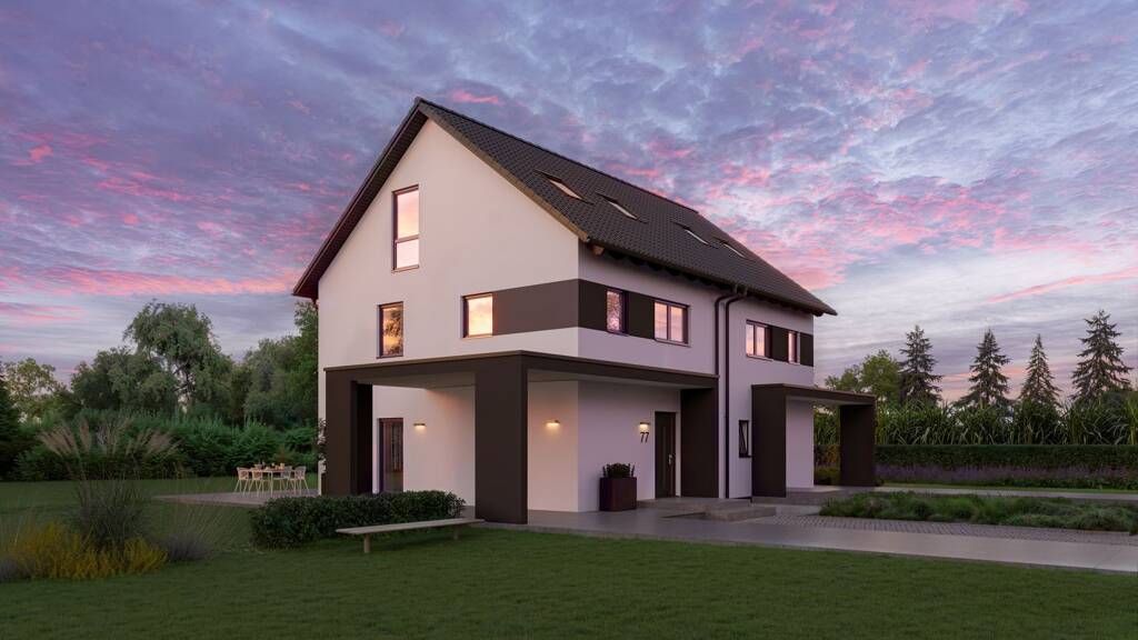 Doppelhaushälfte zum Kauf provisionsfrei 552.000 € 4 Zimmer 142 m² 340 m² Grundstück Ötisheim 75443