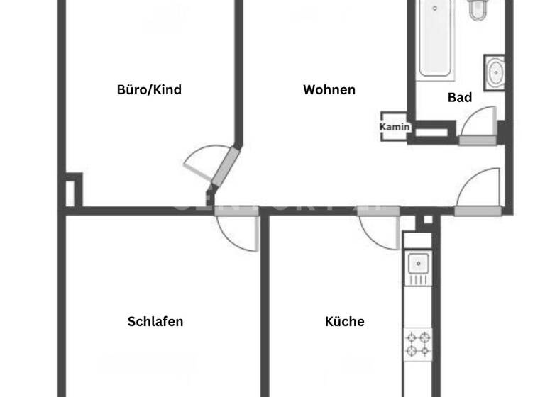 Wohnung zum Kauf 149.000 € 3 Zimmer 64 m² EG frei ab sofort Altöttinger Str. 48 Kaltenbrunn Trostberg 83308