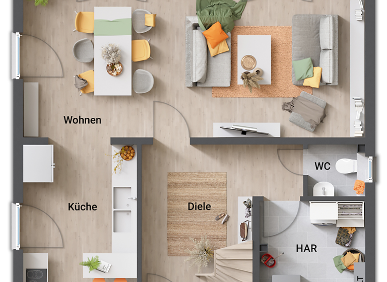 Stadthaus zum Kauf - Erstbezug provisionsfrei 489.860 € 4 Zimmer 124 m² 374 m² Grundstück Königs Wusterhausen 15711