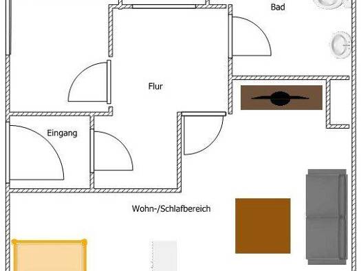 Wohnung zur Miete 650 € 1 Zimmer 45 m² 1 Geschosse frei ab sofort Oststeinbek Oststeinbek 22113