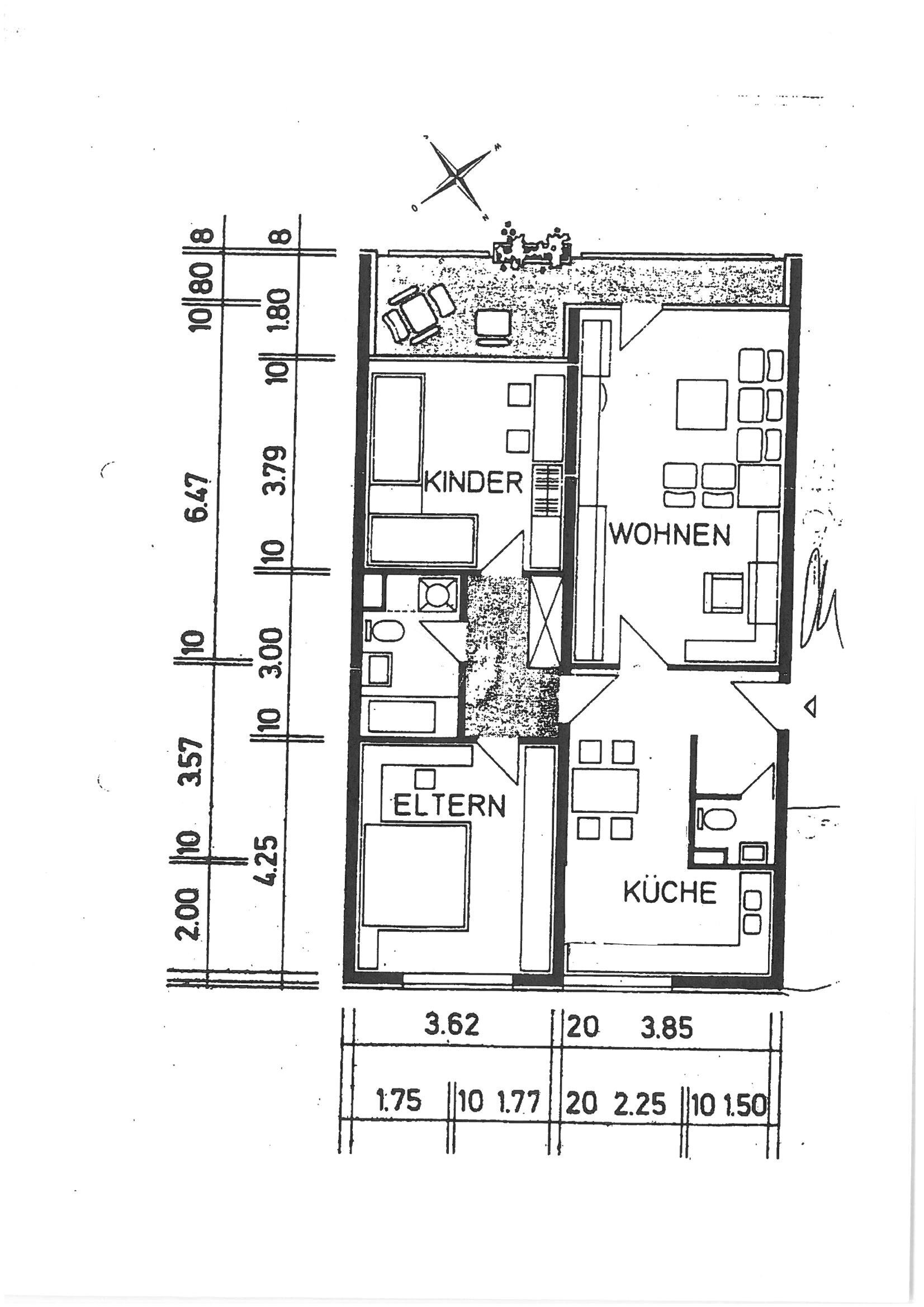 Wohnung zum Kauf 260.000 € 3 Zimmer 91 m²<br/>Wohnfläche 6.<br/>Geschoss Ulrich-von-Hassell- Str. 6 Baumberg - Mitte Monheim am Rhein 40789