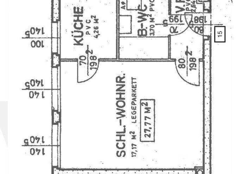 Wohnung zur Miete 750 € 1,5 Zimmer 28 m² frei ab sofort Wien 1140