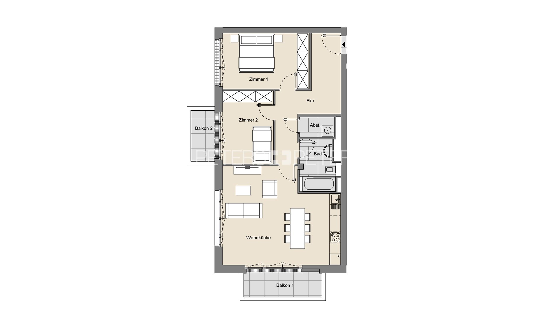 Wohnung zur Miete 2.299 € 3 Zimmer 81,5 m²<br/>Wohnfläche 1.<br/>Geschoss 01.01.2025<br/>Verfügbarkeit Versmannstraße 60 HafenCity Hamburg 20457