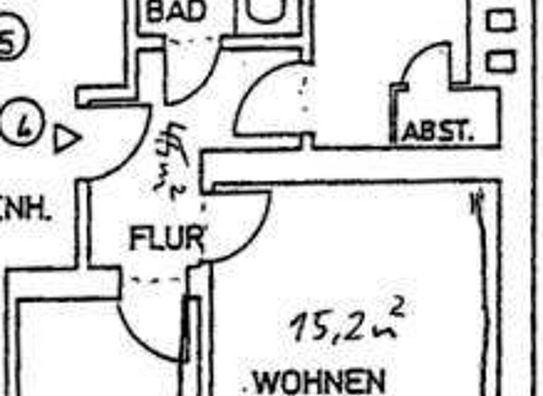Wohnung zur Miete 370 € 2 Zimmer 46,3 m² frei ab 01.05.2026 Domstr. 18 Eisenach 99817