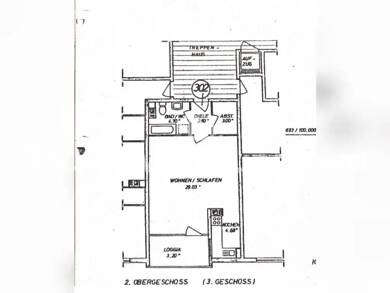 Wohnung zur Miete Tauschwohnung 600 € 1 Zimmer 47 m² 2. Geschoss Köln 51145