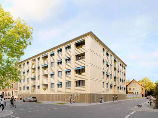 Wohnung zum Kauf - Erstbezug provisionsfrei 305.900 € 4 Zimmer 60,7 m² 3. Geschoss Sellerhausen-Stünz Leipzig 04318