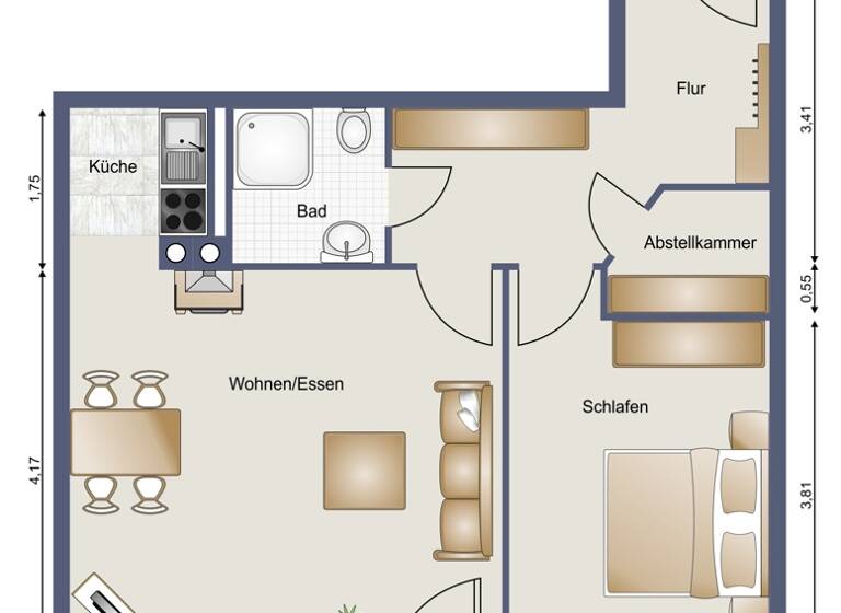 Wohnung zum Kauf 175.000 € 2 Zimmer 41,8 m² Büsum 25761