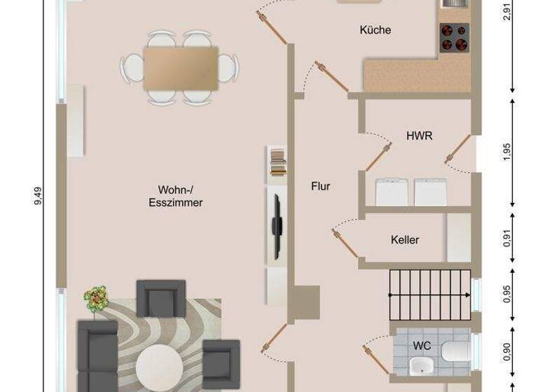 Einfamilienhaus zum Kauf 175.000 € 3 Zimmer 149,2 m² 497 m² Grundstück Weener 26826