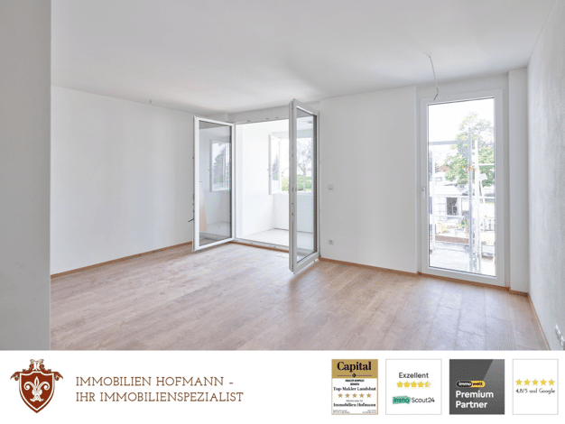 Wohnung zur Miete - Erstbezug 850 € 3 Zimmer 74,2 m² EG frei ab sofort Velden Velden 84149