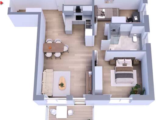 Wohnung zur Miete 1.300 € 3 Zimmer 83 m² Geschoss 1/2 frei ab 01.01.2026 Hirschaid 96114