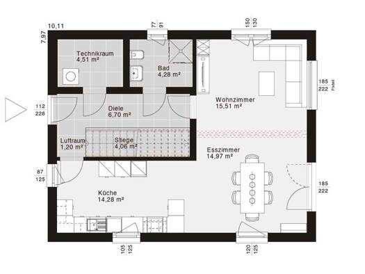 Einfamilienhaus zum Kauf 491.900 € 4 Zimmer 129,3 m² 760 m² Grundstück Am Hang 58b Schönfeld 01561