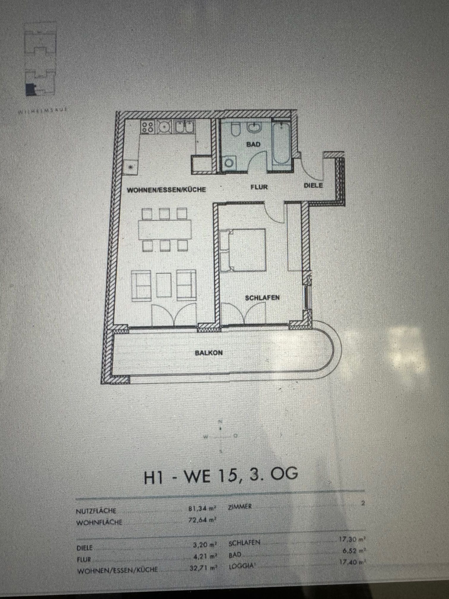 Wohnung zur Miete 1.952 € 2 Zimmer 81,3 m²<br/>Wohnfläche 3.<br/>Geschoss ab sofort<br/>Verfügbarkeit Wilhelmsaue 32 Wilmersdorf Berlin 10713