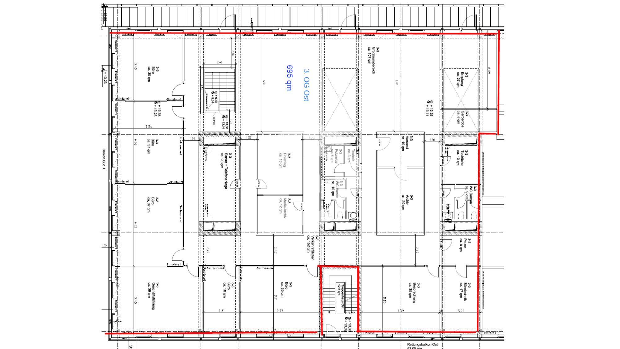 Bürogebäude zur Miete 18 € 461 m²<br/>Bürofläche ab 461 m²<br/>Teilbarkeit Ostend Frankfurt am Main 60314