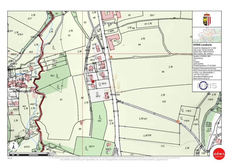 Grundstück zum Kauf 220.000 € 1.117 m² Grundstück Dietach 4407