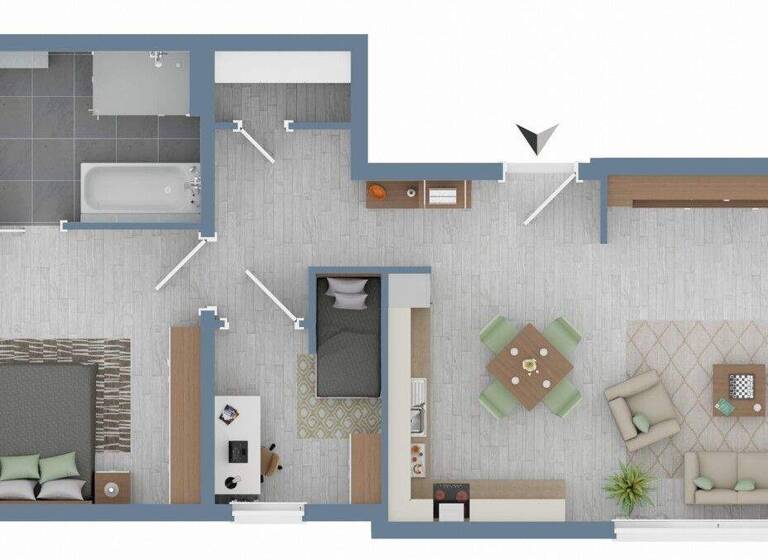 Wohnung zum Kauf 365.000 € 3 Zimmer 78 m² Beindersheim 67259