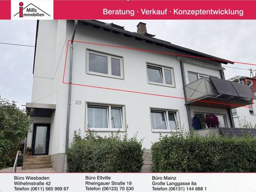 Wohnung zum Kauf 439.000 € 4 Zimmer 96 m² 1. Geschoss Wiesbaden Biebrich 65189