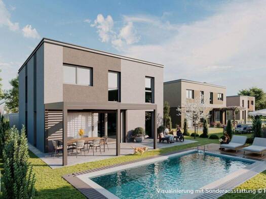 Doppelhaushälfte zum Kauf provisionsfrei 583.440 € 4 Zimmer 116,9 m² 272 m² Grundstück Großebersdorf 2203