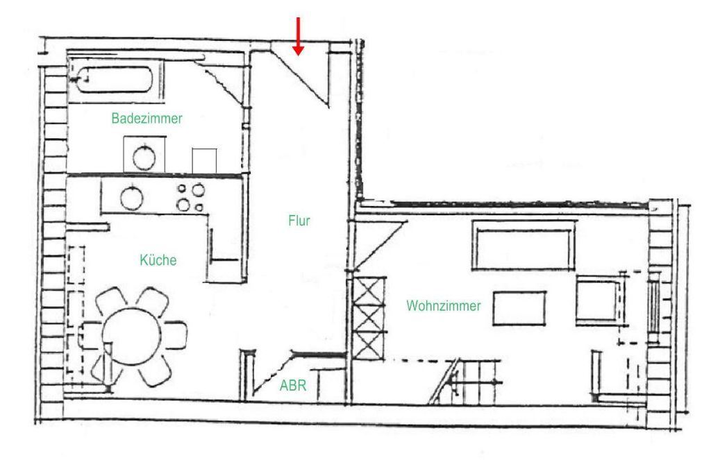 Wohnung zur Miete 350 € 3 Zimmer 77 m²<br/>Wohnfläche 3.<br/>Geschoss ab sofort<br/>Verfügbarkeit Frankenberg Frankenberg 09669