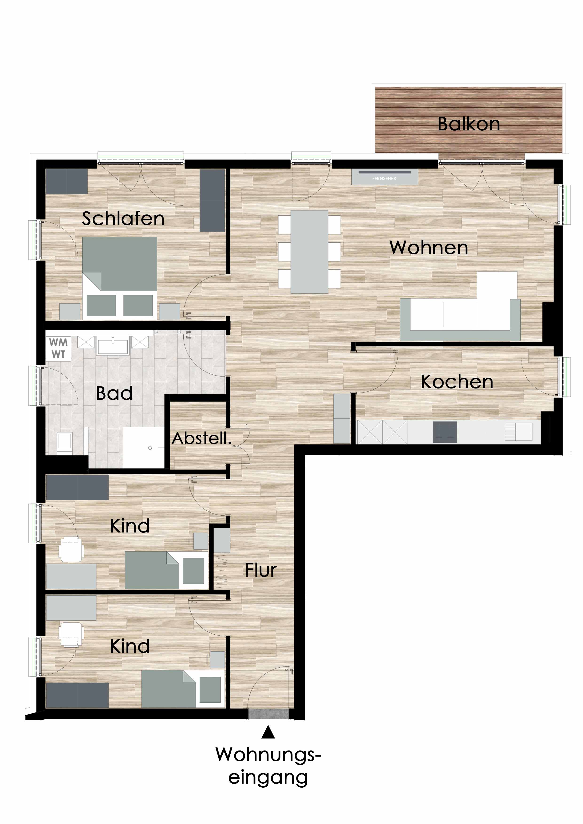 Wohnung zur Miete 1.400 € 4 Zimmer 119,6 m²<br/>Wohnfläche EG<br/>Geschoss ab sofort<br/>Verfügbarkeit Stedigsrain Eschwege Eschwege 37269